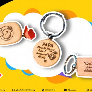 PORTE-CLÉS EN BOIS PERSONNALISÉS