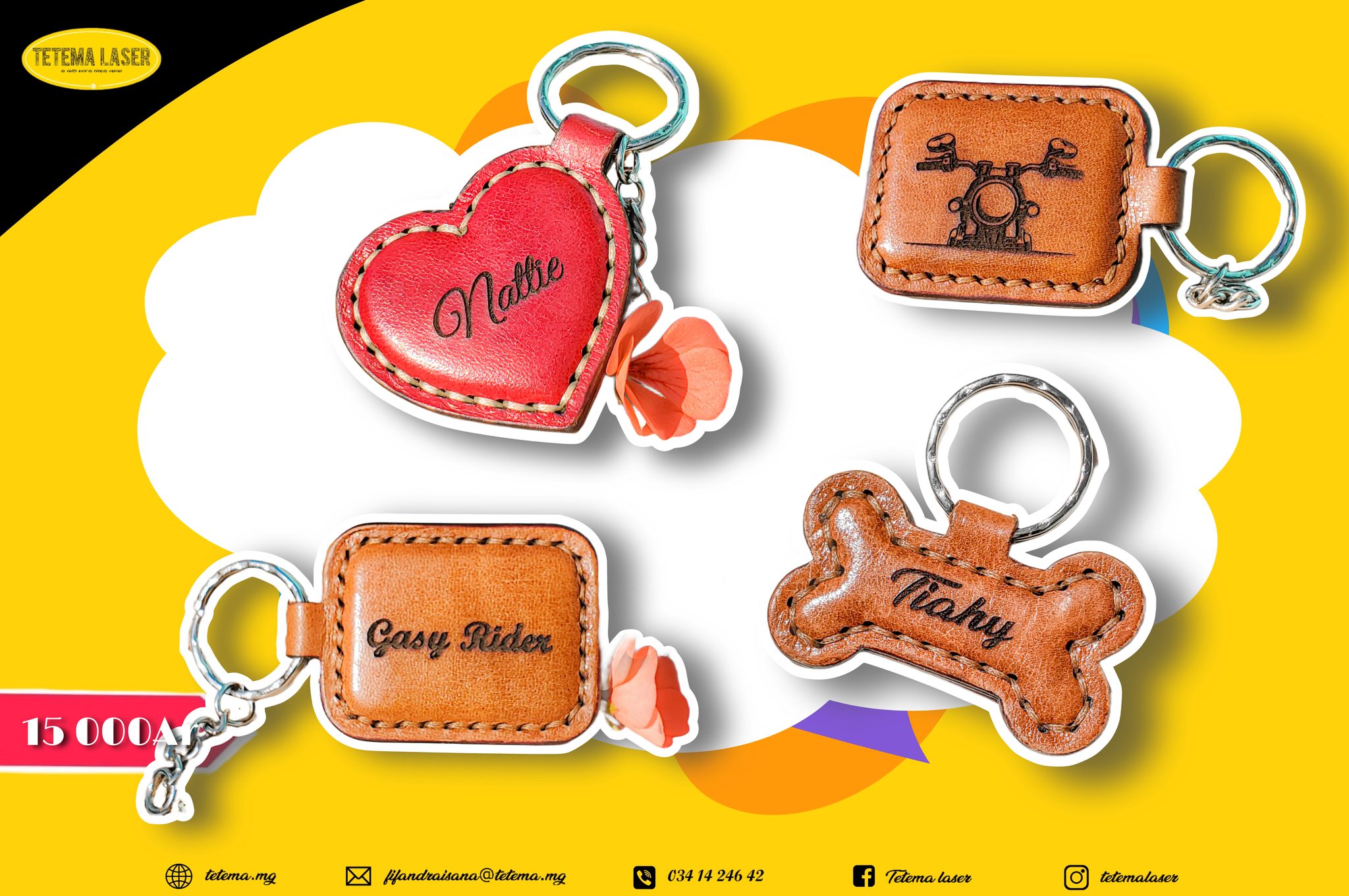 PORTE-CLÉS DE LUXE PERSONNALISÉS VITA MALAGASY - Image 2