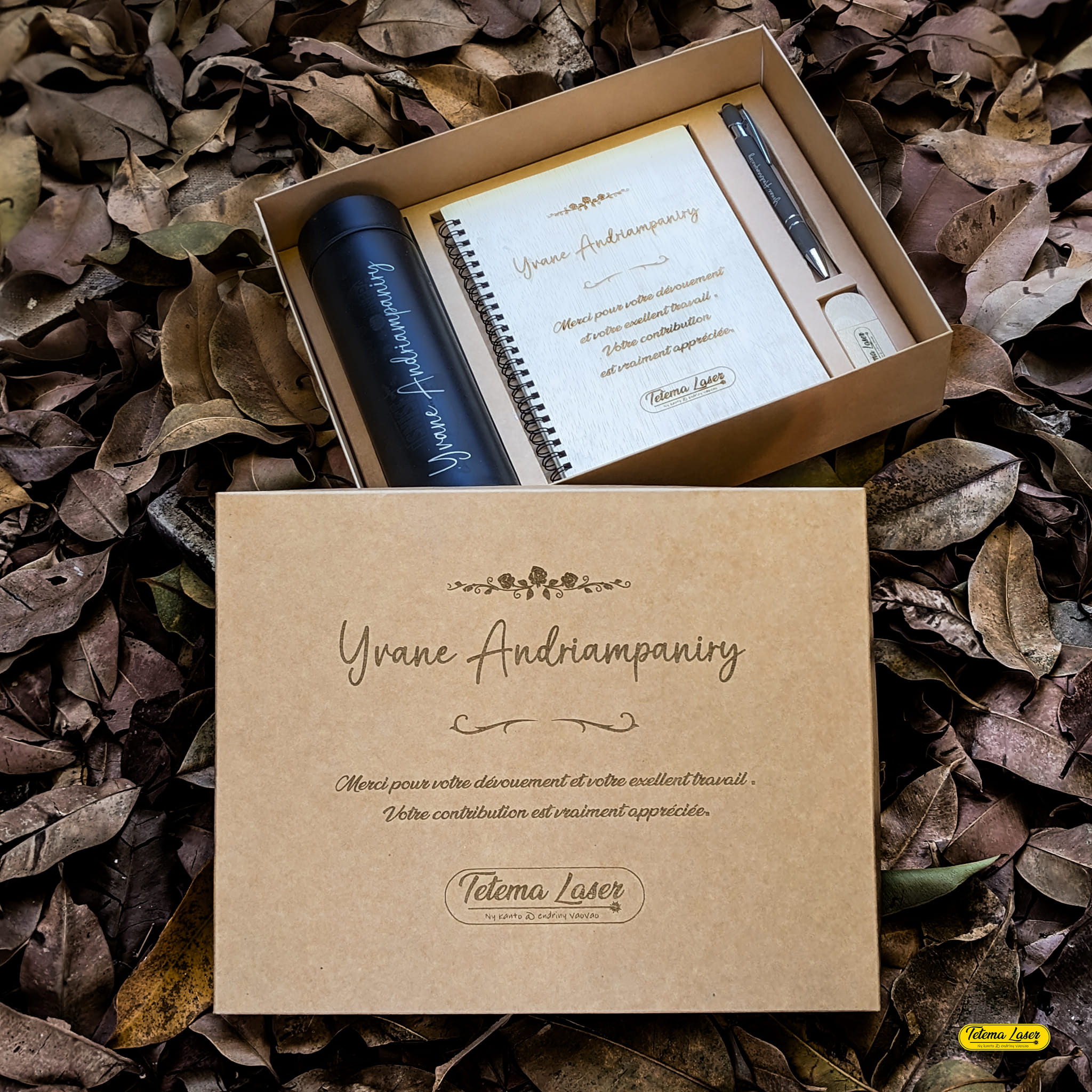 Coffret cadeau personnalisé