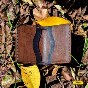 Portefeuille de luxe minimaliste en vrai cuir