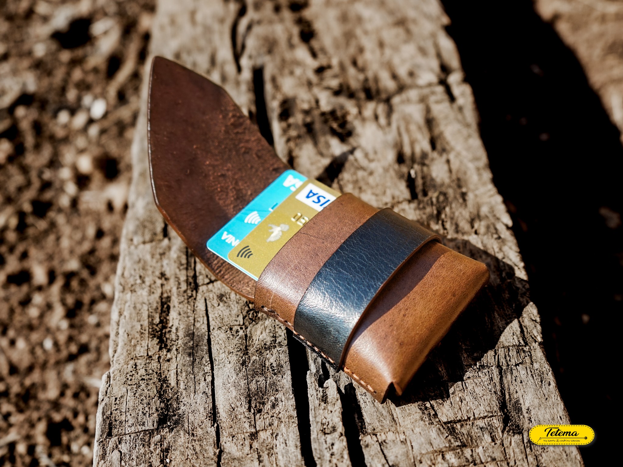 Porte carte en vrai cuir - Image 2