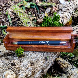 Étui stylo en palissandre - Stylo inclus