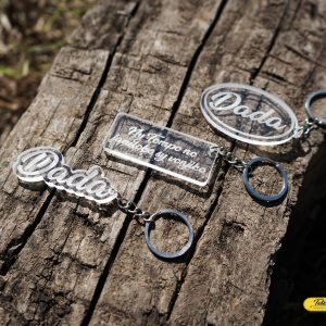 Porte-clés en acrylique personnalisables