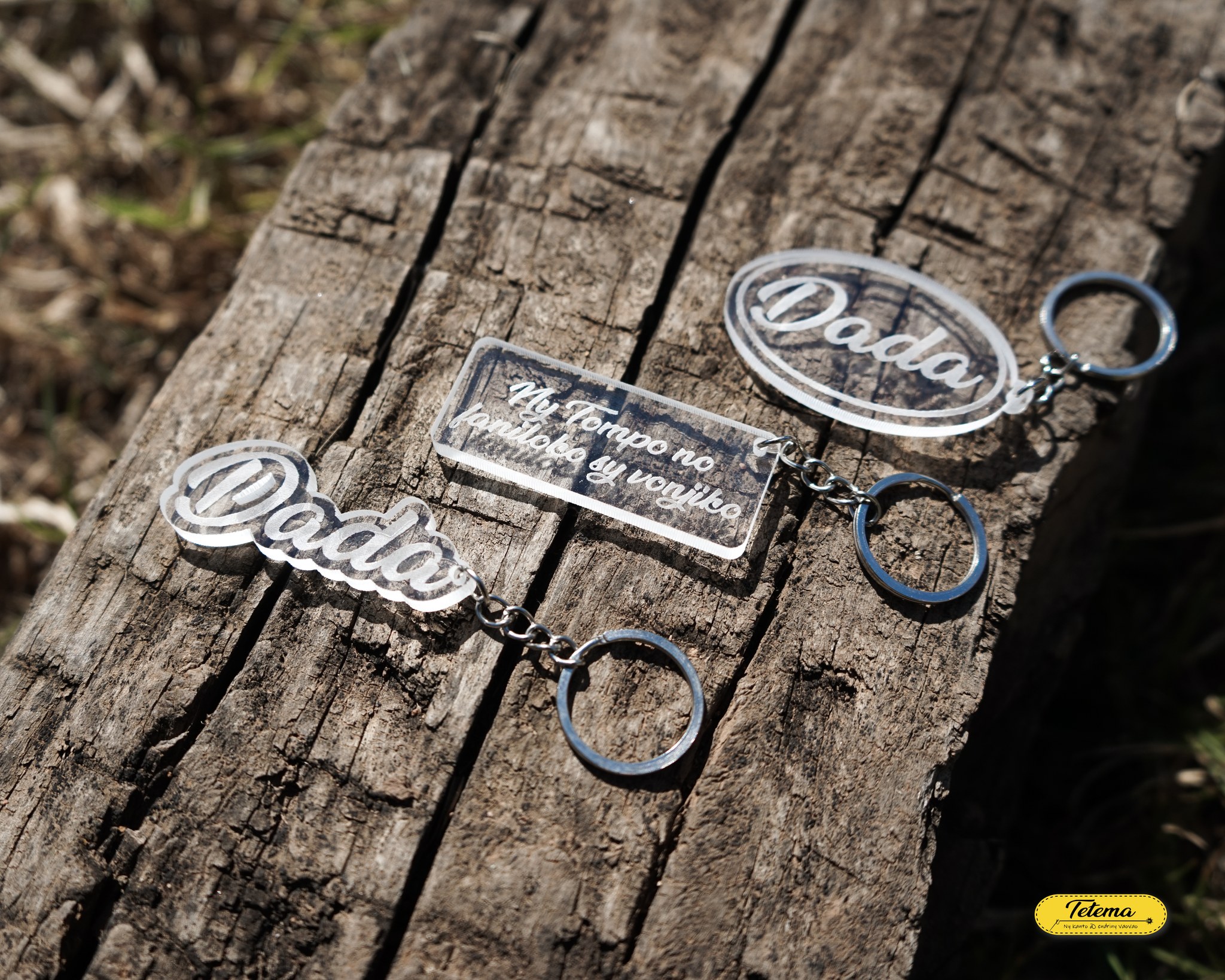 Porte-clés en acrylique personnalisables