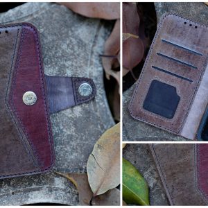 FLIP COVER en vrai cuir