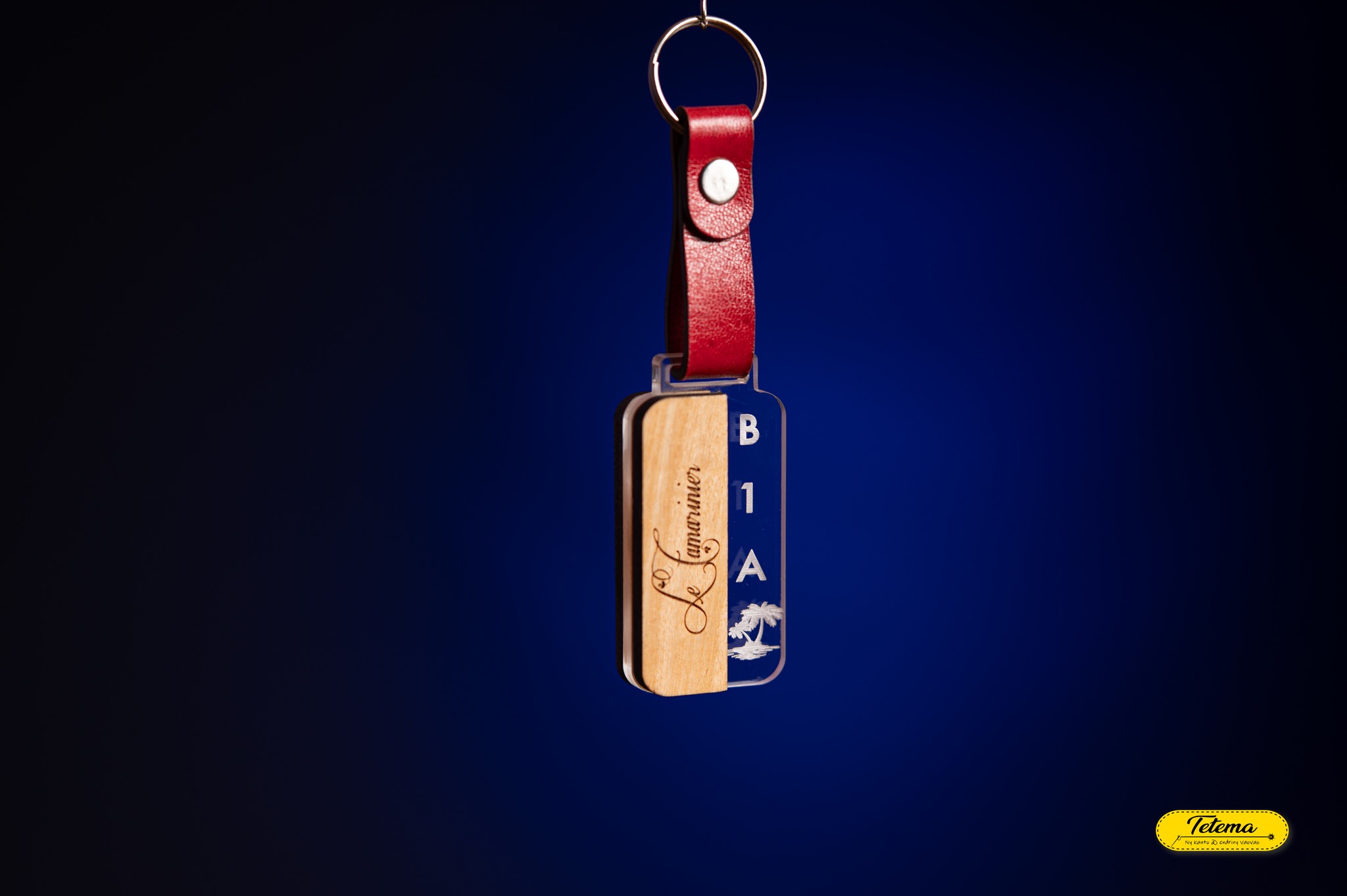 Porte-clés Bois & Acrylique - Image 2