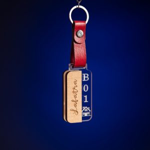 Porte-clés Bois & Acrylique