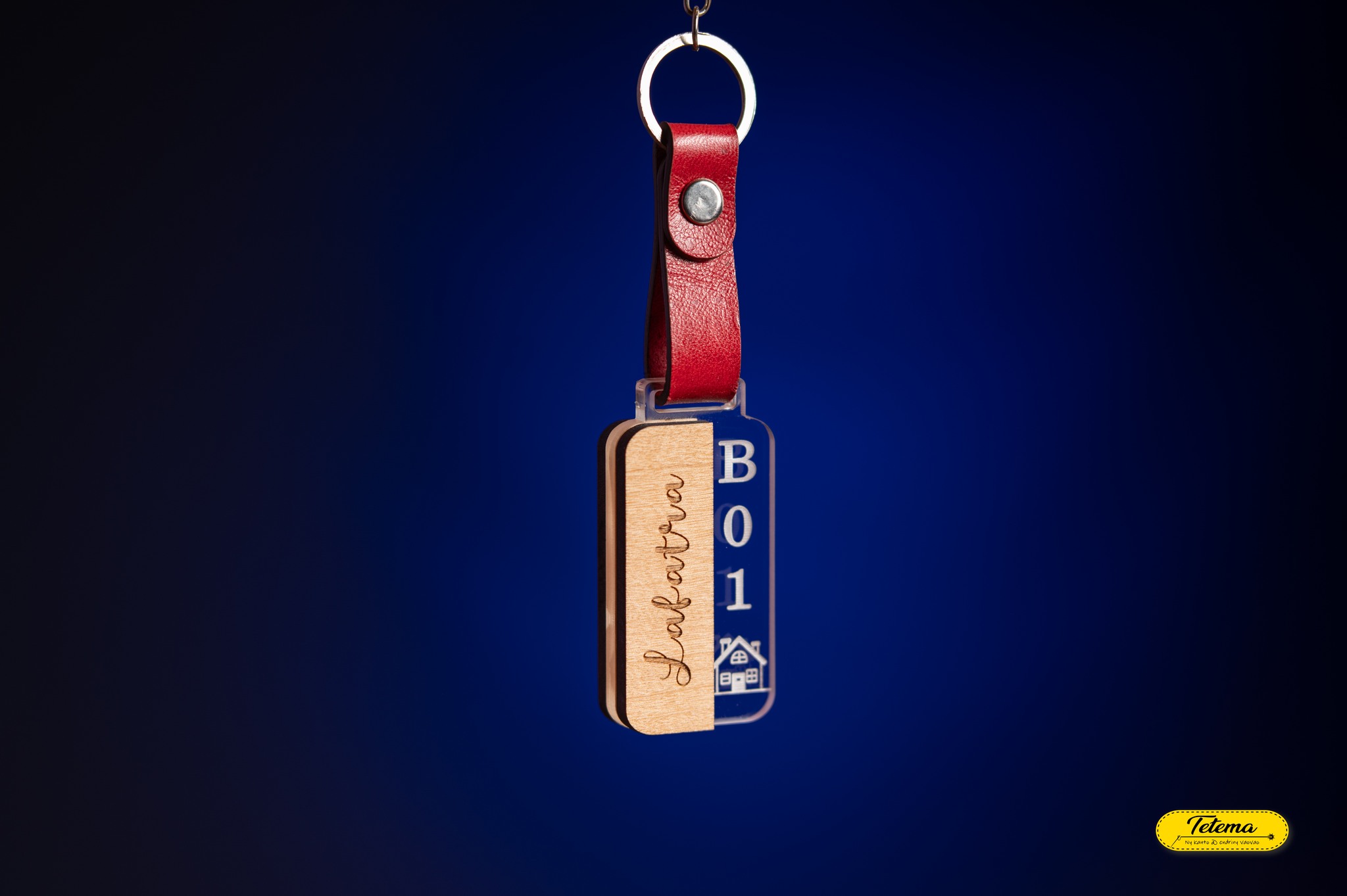 Porte-clés Bois & Acrylique