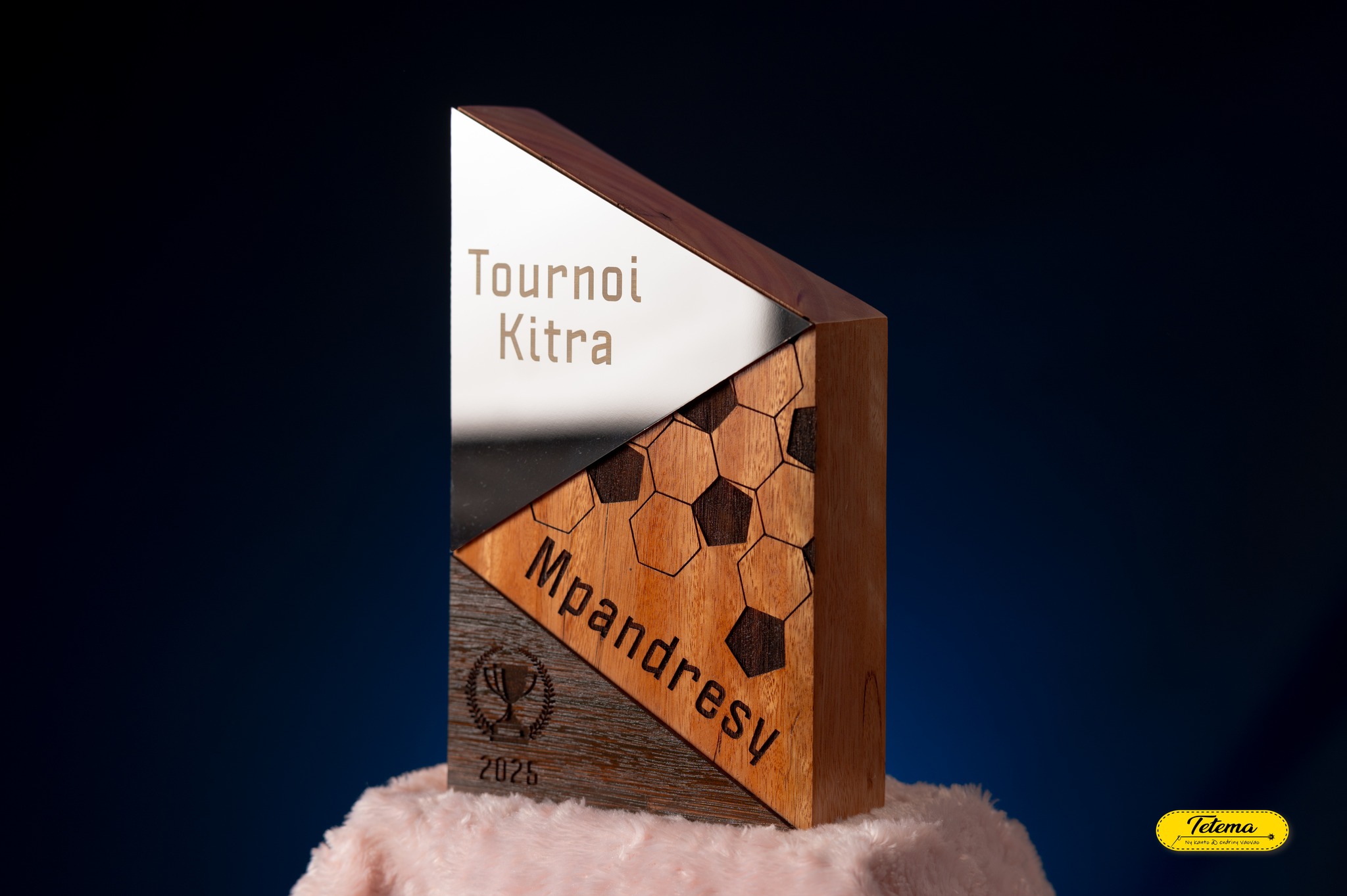 Trophée Signature Bois massif & Acier - Image 2