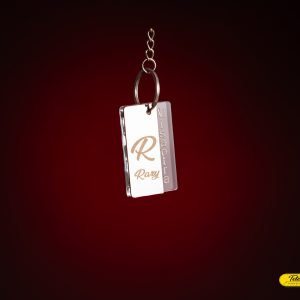 Porte-clés – Acrylique & Métal