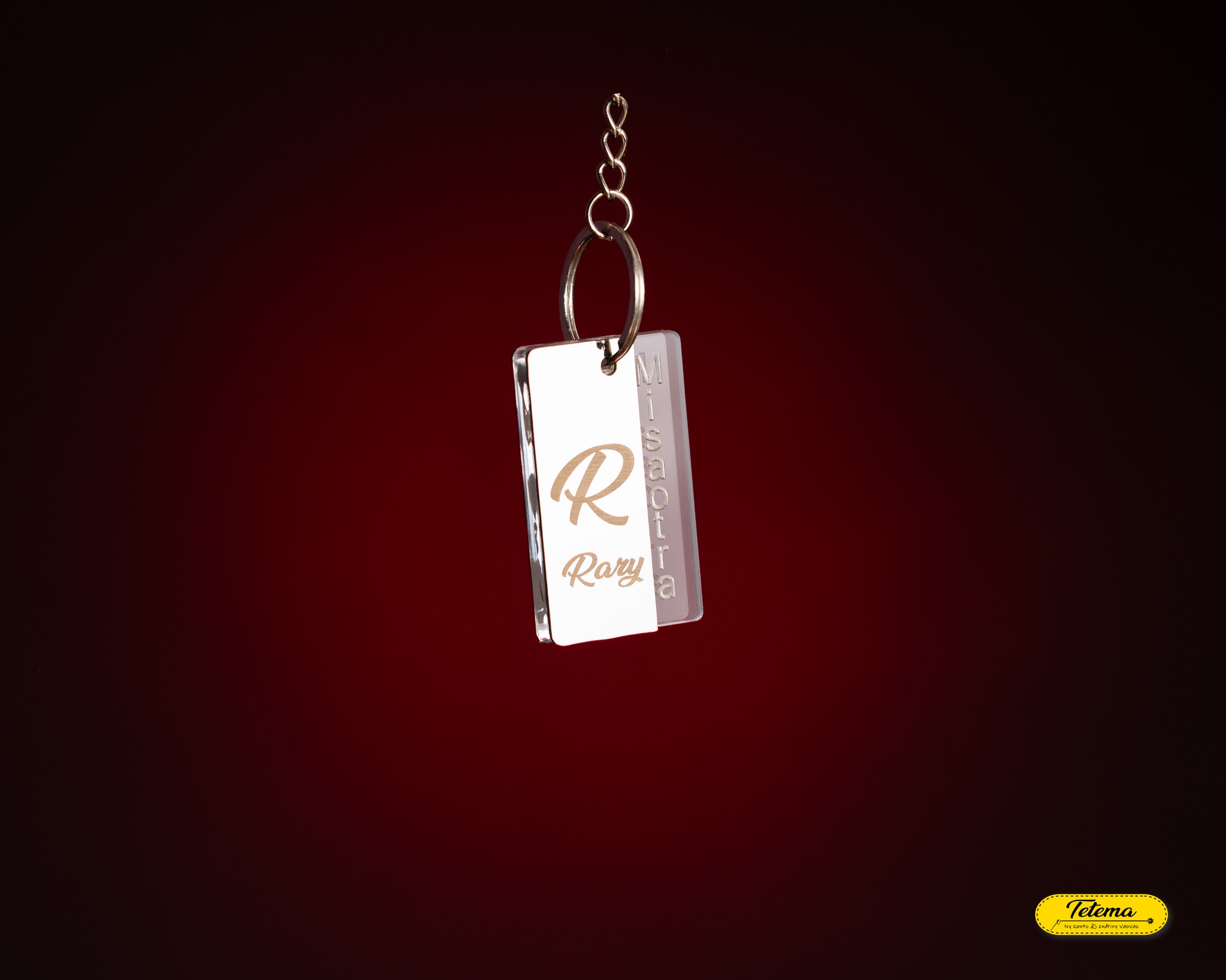 Porte-clés – Acrylique & Métal