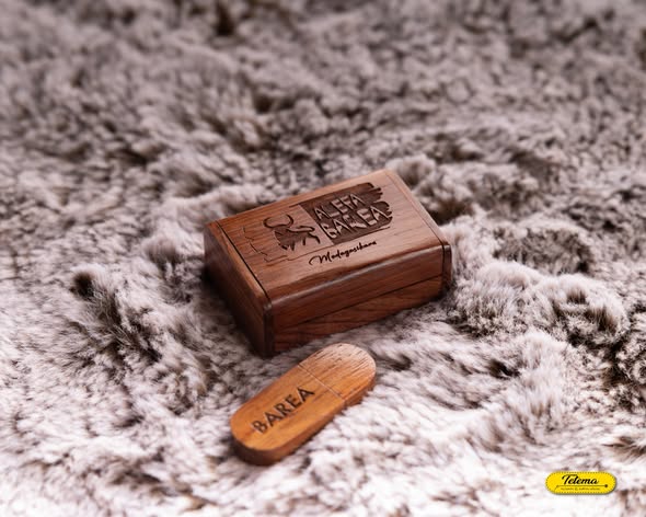 Coffret USB en palissandre