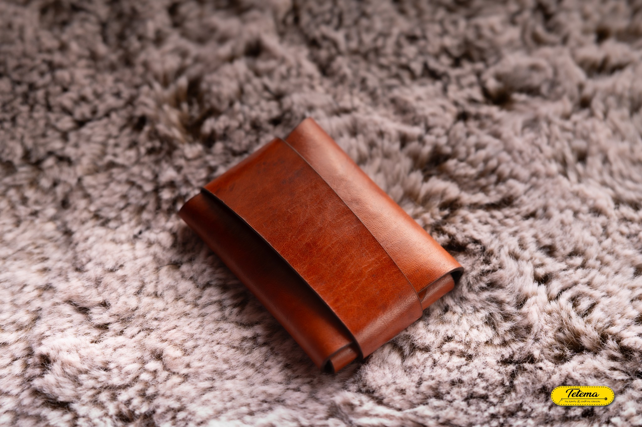 Porte-cartes en cuir véritable - Image 2