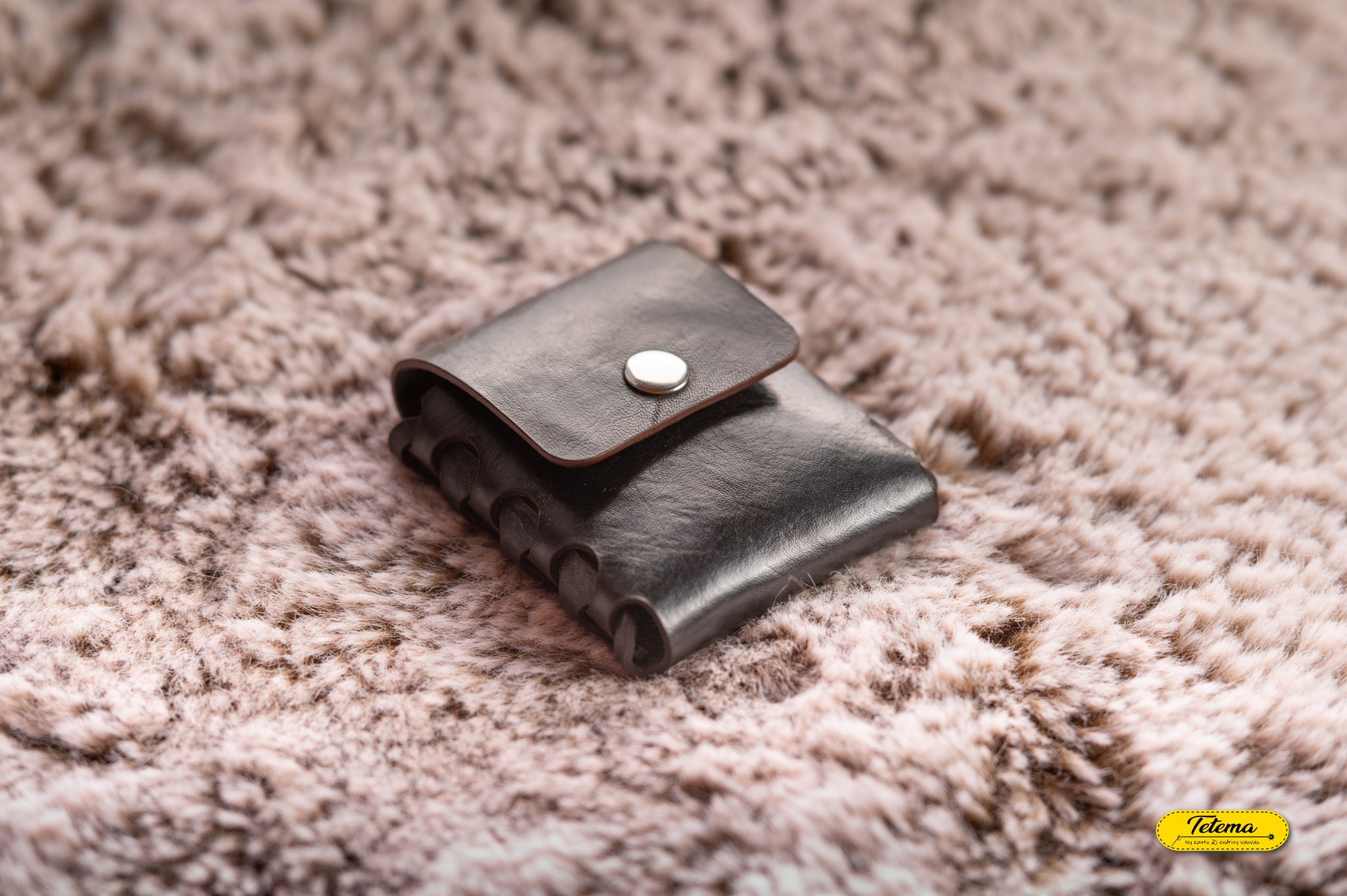 Porte-cartes en cuir véritable - Image 4