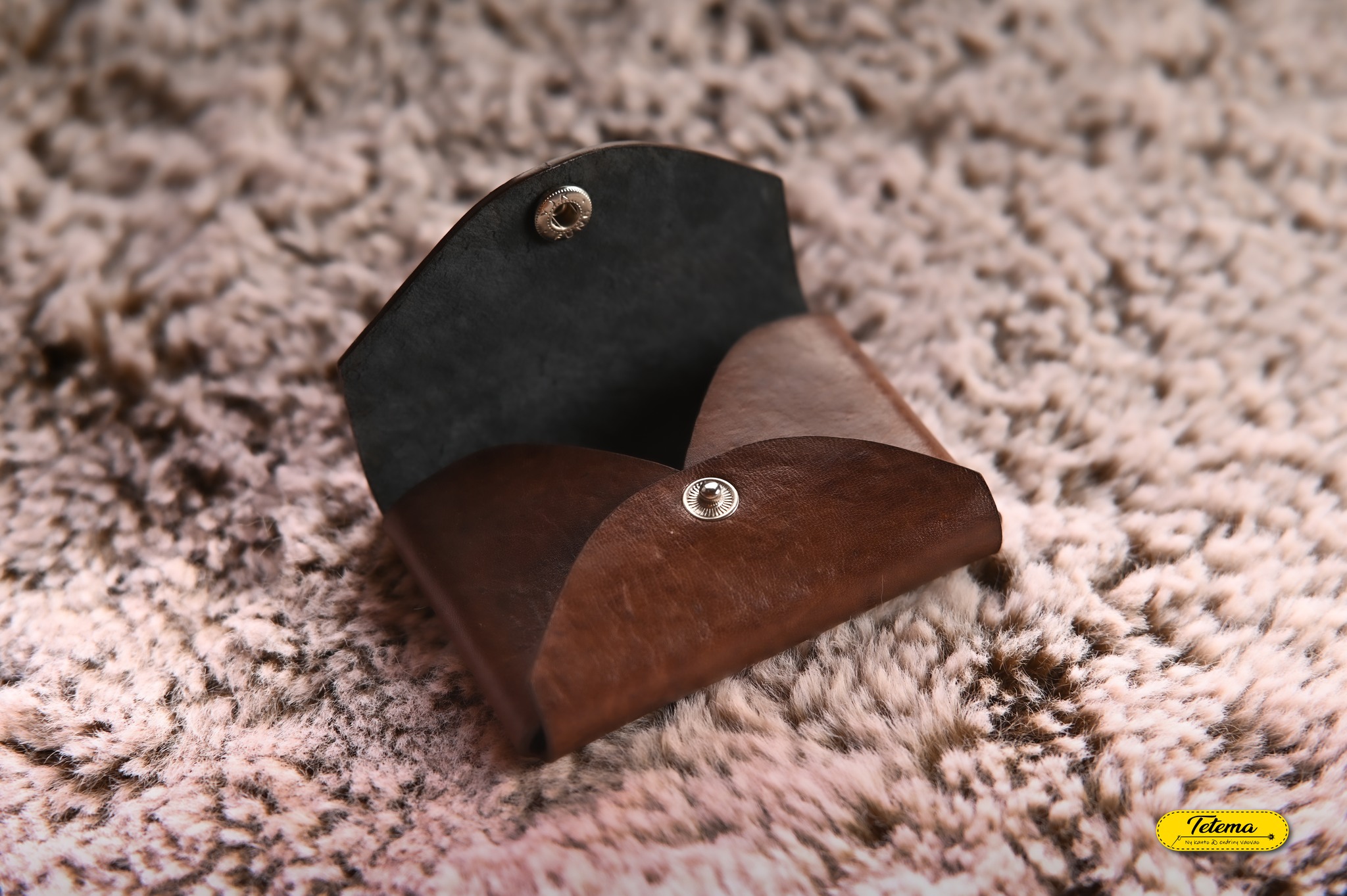 Porte-cartes en cuir véritable - Image 6